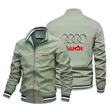 Veste de moto avec Logo de voiture D'Audi pour hommes, vêtements de course personnalisés, vêtements Audi, veste de course de motard, nouvelle collection 2025 M. L' XL XXL XXXL