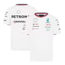 Le dernier costume de course T1 Mercedes parent-enfant sport décontracté grande taille chemise pour hommes pour enfants de 2025 XXS XS (équipement de secours de sécurité) S M. L' XL XXL XXXL 4XL 5XL 6XL