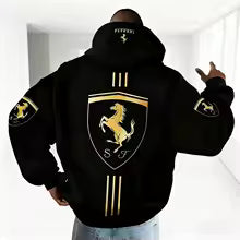 Sweat à capuche à manches longues pour hommes et femmes, vêtements pour passionnés de moto pour Ferrari F1, combinaison de sport et de course, automne/hiver s (électronique) L' M. XL XXL XXXL