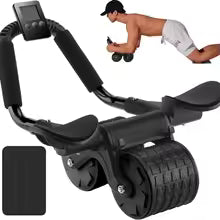 Support de coude rebond automatique roue abdominale noyau Muscle Ab formateur avec compteur affichage Fitness exercice rouleau roue