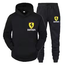 Nouveaux ensembles pour hommes automne pull à capuche et pantalon survêtement de sport pour Ferrari F1 F8 F80 SF90 Stradale SF90Spider 296 GTB 296 GTS s (électronique) L' M. XL XXL XXXL
