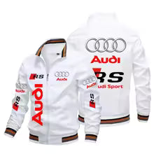 Veste de moto Audi RS veste pour hommes 2025 nouvelle mode décontractée mince Motocross veste de course de moto pour hommes Audi hommes vêtements