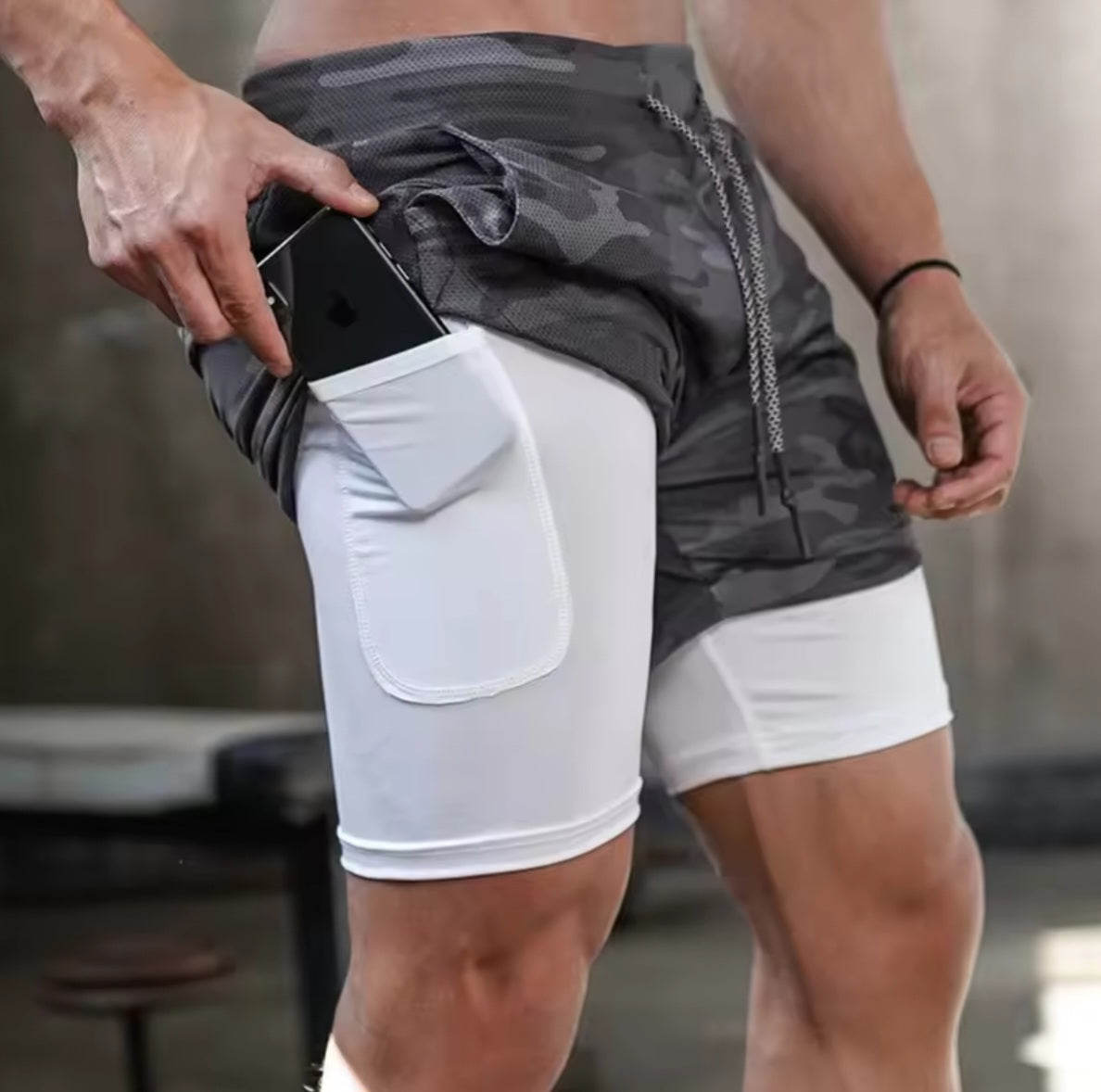 Short de course ou de fitness pour homme