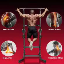 Tour de puissance multifonctionnelle pour la musculation à domicile, station de dip, barre côtelée, tour de puissance push-up, exercice abdominal, musculation