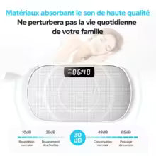 MERACH Plate-forme de vibration entraînée par le dispositif de plaque de vibration pour l'entra0înement du corps entier pour la combustion des graisses et la construction musculaire pour la perte de poids