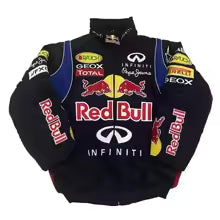 Costume de course de taureau rouge, veste de moto brodée, combinaison de cyclisme, veste de sport décontractée brodée M. L' XL XXL