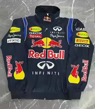 Costume de course de taureau rouge, veste de moto brodée, combinaison de cyclisme, veste de sport décontractée brodée M. L' XL XXL