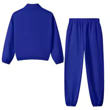 Ensemble 2 pièces pour enfants, pull à col haut et pantalon Long, combinaison de jogging en polaire thermique pour jouer et entraînement en plein air, automne 8Y 9Y 10Y 11Y 12Y