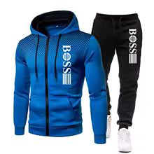 2025 nouveau sweat à capuche zippé pour hommes + ensemble pantalon décontracté pour l'automne et l'hiver mode Fitness et vêtements de sport chauds ensemble deux pièces S(FR 46) M.(FR 48) L'(FR 50) XL(FR 52) XXL(FR 54) XXXL(FR 56-58)