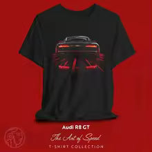 T-shirt streetwear Audi R8 GT T-shirt de supercar élégant, adapté aux conducteurs, est le cadeau parfait pour les amateurs de course AudiS M. L' XL XXL XXXL 4XL