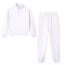 Ensemble 2 pièces pour enfants, pull à col haut et pantalon Long, combinaison de jogging en polaire thermique pour jouer et entraînement en plein air, automne 8Y 9Y 10Y 11Y 12Y
