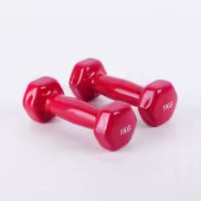 Haltères hexagonaux en fonte solide avec finition mate et revêtement en plastique pour hommes et femmes haltères de fitness à domicile