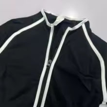 Veste de sport pour femme à manches longues , chemise de yoga avec fermeture éclair