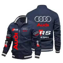 Veste de moto Audi RS veste pour hommes 2025 nouvelle mode décontractée mince Motocross veste de course de moto pour hommes Audi hommes vêtements