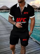 UFC Fighter 2025 Ensemble de sport et décontracté pour hommes, nouveau style S(FR 46) M.(FR 48) L'(FR 50) XL(FR 52) XXL(FR 54) XXXL(FR 56-58) 4XL(FR 60) 5XL(FR 62)