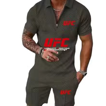 UFC Fighter 2025 Ensemble de sport et décontracté pour hommes, nouveau style S(FR 46) M.(FR 48) L'(FR 50) XL(FR 52) XXL(FR 54) XXXL(FR 56-58) 4XL(FR 60) 5XL(FR 62)