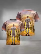 2026 Nouveau maillot de football imprimé Kylian Mbappé en 3D, T-shirt de sport unisexe pour enfants, vêtements de fan de football respirants à séchage rapide, offre spéciale XXS XS S M L XL XXL XXXL 4XL 5XL 6XL