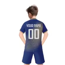 Maillot de Football de France Personnalisé pour Enfant, Kit d'Entraînement, Uniforme de l'Équipe des Jeunes, avec Nom et Numéro, Cadeau pour Garçon et Fille 3-4Y(100cm) 4-5Y(110cm) 5-6Y(120cm) 7-8Y(130cm) 9-10Y(140cm) 11-12Y(150cm) 13-14Y(160cm)