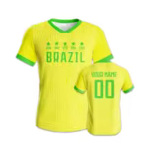 Maillot de football brésilien , maillot de football  respirant à séchage rapide, cadeau pour hommes, femmes et jeunes MEN-S MEN-M MEN-L MEN-XL MEN-2XL MEN-3XL MEN-4XL WOWEN-S WOWEN-M WOWEN-L WOWEN-XL WOWEN-2XL YOUTH-S YOUTH-M YOUTH-L YOUTH-XL