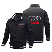 Veste de moto avec Logo de voiture D'Audi pour hommes, vêtements de course personnalisés, vêtements Audi, veste de course de motard, nouvelle collection 2025 M. L' XL XXL XXXL