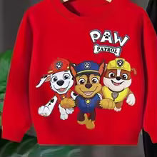 PAW Patrol – ensemble 2 pièces haut à manches longues et pantalon Long pour enfants, vêtements pour garçons, survêtement fin, printemps-automne100 (1-2Years) 110 (2-3Years) 120 (3-5Years) 130 (5-6Years) 140 (7-8Years) 150 (9-10Years)