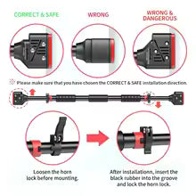 Barre horizontale de Fitness, dispositif de traction murale intérieure pour la maison, sans poinçonnage, barre unique, équipement de fitness à domicile, barre suspendue d'étirement