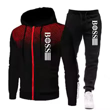 2025 nouveau sweat à capuche zippé pour hommes + ensemble pantalon décontracté pour l'automne et l'hiver mode Fitness et vêtements de sport chauds ensemble deux pièces S(FR 46) M.(FR 48) L'(FR 50) XL(FR 52) XXL(FR 54) XXXL(FR 56-58)
