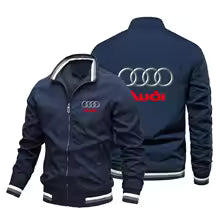 Veste de moto avec Logo de voiture D'Audi pour hommes, vêtements de course personnalisés, vêtements Audi, veste de course de motard, nouvelle collection 2025 M. L' XL XXL XXXL