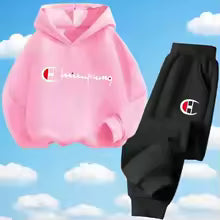 Ensemble sweat à capuche tendance pour enfants, chemise à manches longues douce pour garçons et pantalons de sport de loisirs en plein air, vêtements pour filles, automne/hiver100 110 120 130 140 150 160