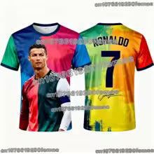 GPT AI Ronaldo 7 Maillot de football 2026 Fan Edition Hauts d'entraînement de football confortables et décontractés pour adultes et enfants Vêtements de sport d'été S M L XL 2XL 3XL 4XL 5XL 6XL