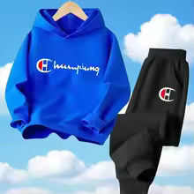 Ensemble sweat à capuche tendance pour enfants, chemise à manches longues douce pour garçons et pantalons de sport de loisirs en plein air, vêtements pour filles, automne/hiver100 110 120 130 140 150 160