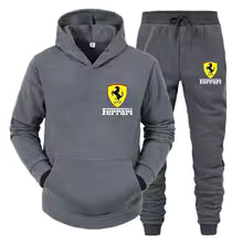 Nouveaux ensembles pour hommes automne pull à capuche et pantalon survêtement de sport pour Ferrari F1 F8 F80 SF90 Stradale SF90Spider 296 GTB 296 GTS s (électronique) L' M. XL XXL XXXL