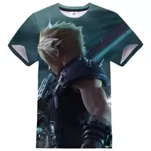 T-shirt imprimé 3D Final Nette VII pour hommes et femmes, Streetwear de jeu d'anime, T-shirt Hip Hop, T-shirt de sport décontracté, T-shirt unisexe, Économie à la mode XS S M L XL XXL XXXL 4XL 5XL 6XL