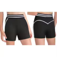 Tenue de sport 3 pièces pour filles, survêtement sans manches, gilet court rayé avec short et Leggings, ensemble pour Yoga, course à pied, cyclisme, entraînement