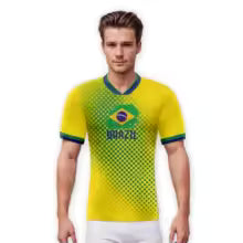 Maillot de football brésilien , maillot de football  respirant à séchage rapide, cadeau pour hommes, femmes et jeunes MEN-S MEN-M MEN-L MEN-XL MEN-2XL MEN-3XL MEN-4XL WOWEN-S WOWEN-M WOWEN-L WOWEN-XL WOWEN-2XL YOUTH-S YOUTH-M YOUTH-L YOUTH-XL