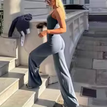 Oner Active Leggings évasés jambe droite Leggings femme pantalon à jambes larges Yoga respirant Fitness vêtements polyvalents pantalons décontractés XS (équipement de secours de sécurité) S M. L' XL