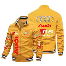 Veste de moto Audi RS veste pour hommes 2025 nouvelle mode décontractée mince Motocross veste de course de moto pour hommes Audi hommes vêtements