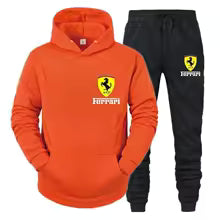 Nouveaux ensembles pour hommes automne pull à capuche et pantalon survêtement de sport pour Ferrari F1 F8 F80 SF90 Stradale SF90Spider 296 GTB 296 GTS s (électronique) L' M. XL XXL XXXL