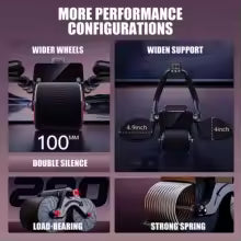 Support de coude rebond automatique roue abdominale noyau Muscle Ab formateur avec compteur affichage Fitness exercice rouleau roue