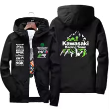 Veste de l'équipe de course avec logo Kawasaki, imperméable et coupe-vent, vêtements de sport pour hommes, activités de plein air à la mode S M L' XL XXL XXXL 4XL 5XL 6XL 7XL
