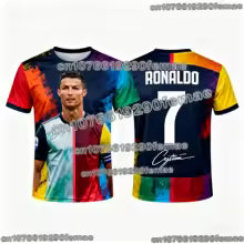 GPT AI Ronaldo 7 Maillot de football 2026 Fan Edition Hauts d'entraînement de football confortables et décontractés pour adultes et enfants Vêtements de sport d'été S M L XL 2XL 3XL 4XL 5XL 6XL