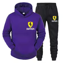 Nouveaux ensembles pour hommes automne pull à capuche et pantalon survêtement de sport pour Ferrari F1 F8 F80 SF90 Stradale SF90Spider 296 GTB 296 GTS s (électronique) L' M. XL XXL XXXL