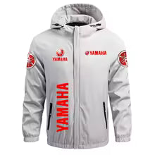 Nouvelle veste de pêche en plein air décontractée pour hommes Yamaha printemps et automne avec capuche, veste de camping et de randonnée en plein air M(FR 48) L'(FR 50) XL(FR 52) XXL(FR 54) XXXL(FR 56-58) 4XL(FR 60) 5XL(FR 62)