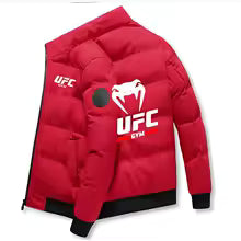 2025 nouveau UFC GYM hommes col montant manteau chaud Jacket2025 nouveau UFC GYM hommes col montant manteau chaud veste S(FR 46) M.(FR 48) L'(FR 50) XL(FR 52) XXL(FR 54) XXXL(FR 56-58)