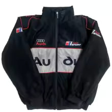 Combinaison de course de voiture, veste d'extérieur brodée pour DAudi Sline A4 A1 A3 A6 A5 A7 A8 Q3 Q5 Q7, combinaison de cyclisme de sport M. L' XL XXL