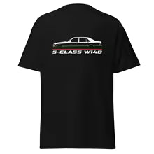 2025 hommes T-shirt décontracté mercedes classe S W140 1990-1998 passionné T-shirt graphique été à manches courtes 100% coton S-3XL Cool T-shirt S(FR 46) M.(FR 48) L'(FR 50) XL(FR 52) XXL(FR 54) XXXL(FR 56-58)