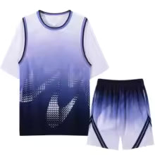 Tenue de sport pour enfants, uniforme de basket-ball professionnel, Football, entraînement d'équipe, maillot à manches courtes, haut + Short, combinaisons de sport