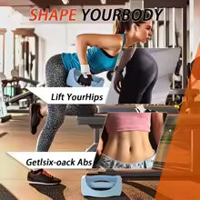 Haltères d'équipement de fitness multifonctionnels, équipement d'exercice de fitness, bleu gris 4 kg