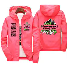 Veste de l'équipe de course avec logo Kawasaki, imperméable et coupe-vent, vêtements de sport pour hommes, activités de plein air à la mode S M L' XL XXL XXXL 4XL 5XL 6XL 7XL