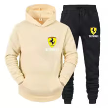 Nouveaux ensembles pour hommes automne pull à capuche et pantalon survêtement de sport pour Ferrari F1 F8 F80 SF90 Stradale SF90Spider 296 GTB 296 GTS s (électronique) L' M. XL XXL XXXL